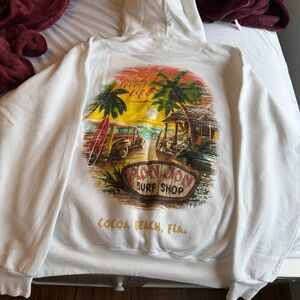 Ron Jon Surf Shop White hoodie